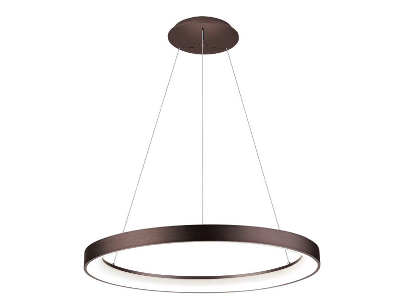 LED2 3271958DT BELLA SLIM 78 PZ závesné svietidlo hnedé stmievateľné