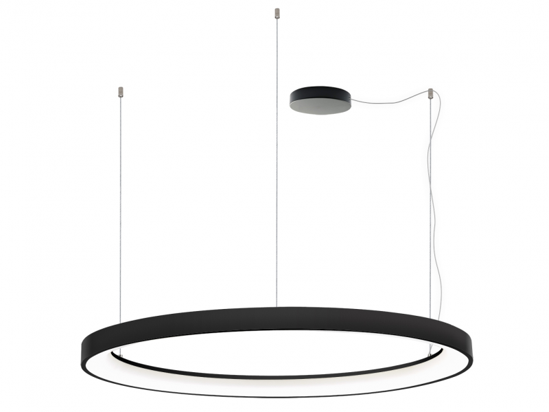 LED2 3273373DT BELLA SLIM 98 PZ závesné svietidlo čierne stmievateľné