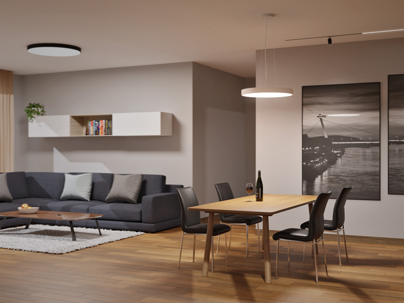 LED2 3276771DT MONO SLIM 100 P-Z závesné svietidlo biele stmievateľné