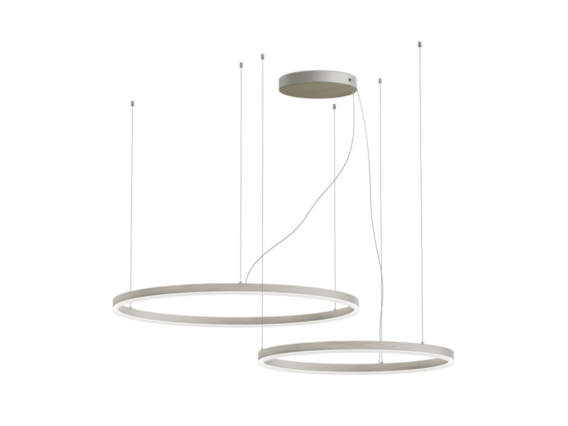 LED2 3274676DT CIRCLE SET 2 P-Z závesné svietidlo niklové stmievateľné