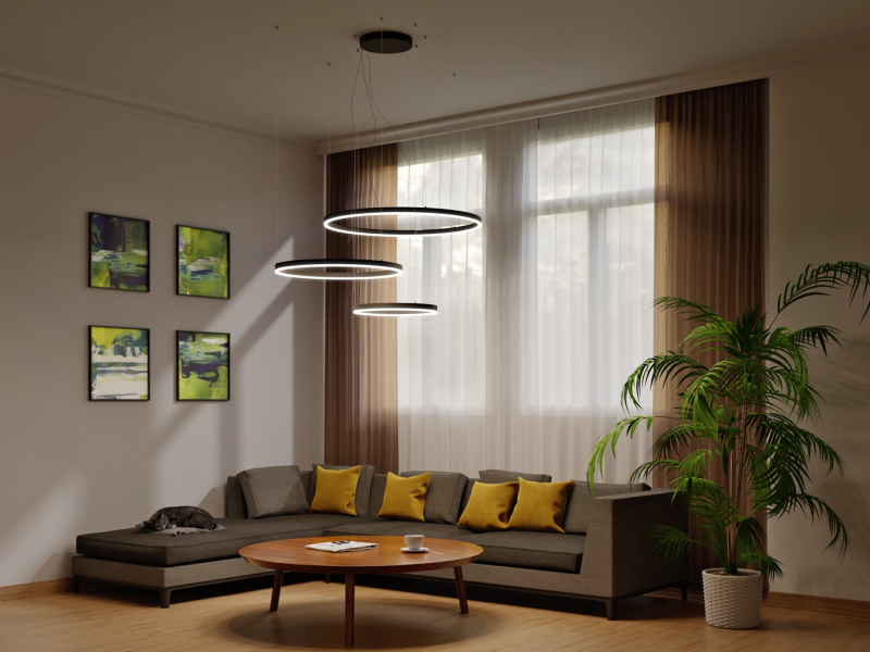 LED2 3274677DT CIRCLE SET 2 P-Z závesné svietidlo zlaté stmievateľné luster
