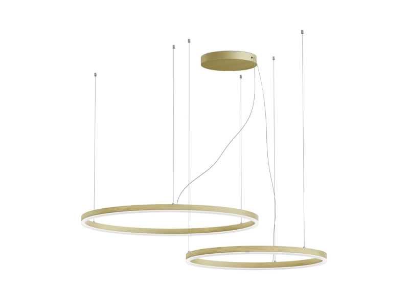 LED2 3274677DT CIRCLE SET 2 P-Z závesné svietidlo zlaté stmievateľné luster