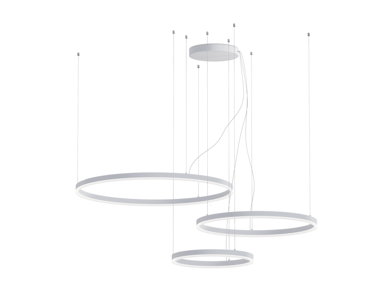LED2 3274771DT CIRCLE SET 3 P-Z závesné svietidlo biele stmievateľné