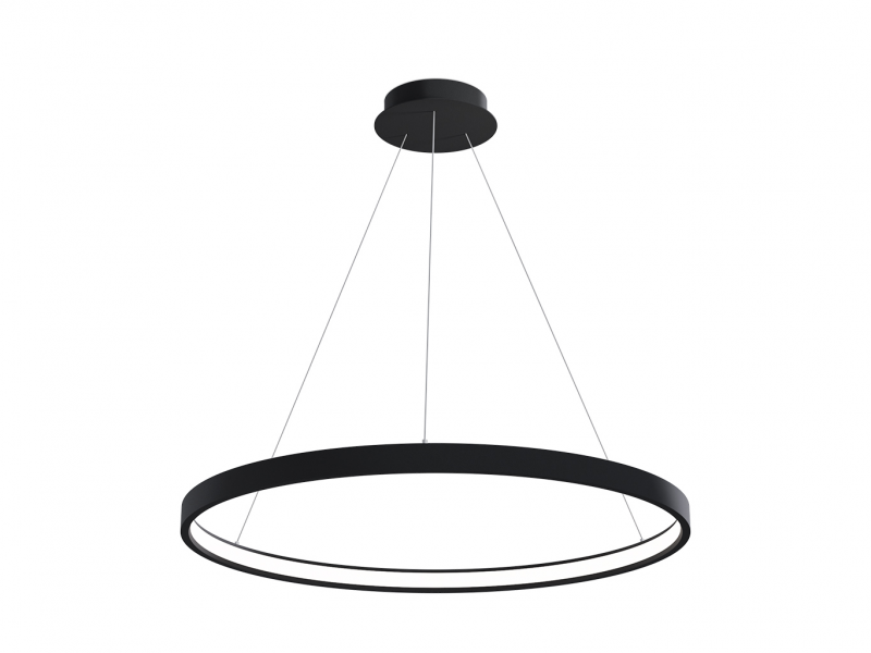 LED2 3275253DT CIRO 80 P-Z závesné svietidlo čierne stmievateľné