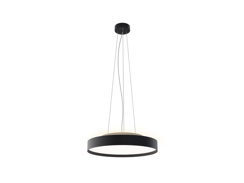 LED2 3275853 TORO 40 P/N-Z závesné svietidlo s horným podsvietením čierne