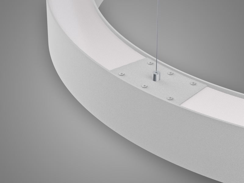 LED2 3276371DT SATURN SLIM II 60 PN-Z závesné svietidlo biele stmievateľné