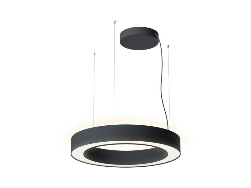 LED2 3276373DT SATURN SLIM II 60 PN-Z závesné svietidlo čierne stmievateľné