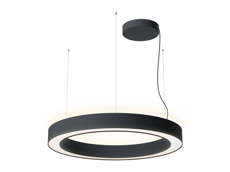 LED2 3276473DT SATURN SLIM II 80 PN-Z závesné svietidlo čierne stmievateľné