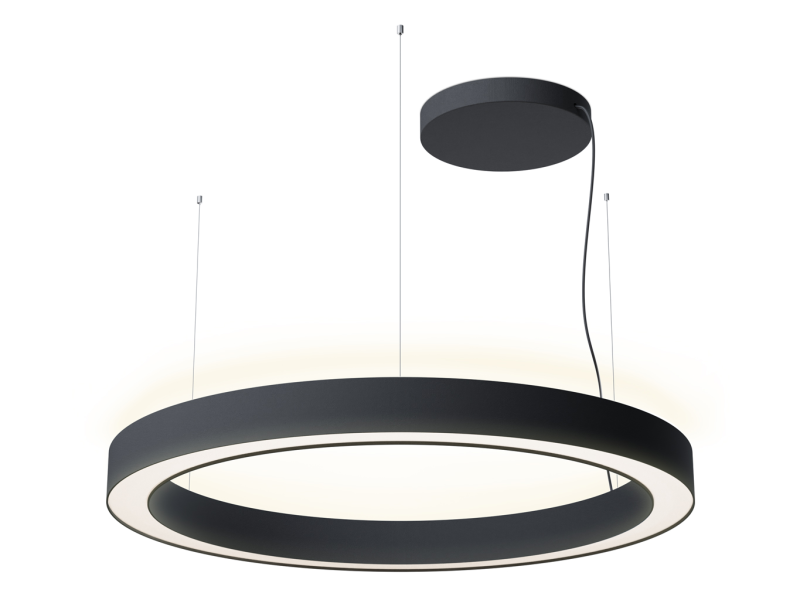 LED2 3276573DT SATURN SLIM II 100 PN-Z závesné svietidlo čierne stmievateľné
