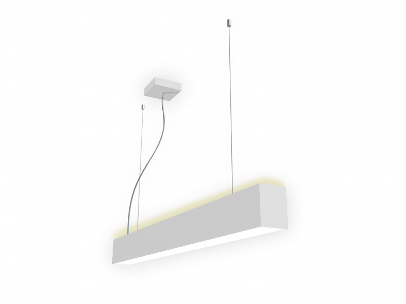 LED2 3314851 LINO II 90 P/N-Z závesné svietidlo s horným podsvietením biele