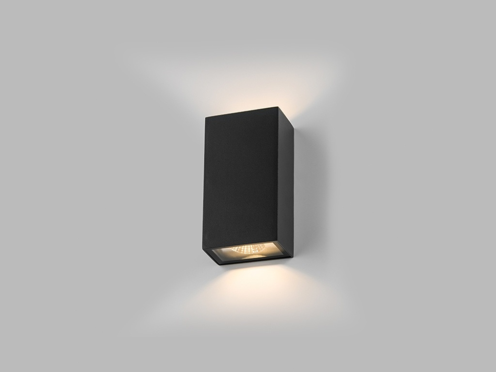 LED2 5100434 BLOCK vonkajšie nástenné svietidlo antracitové