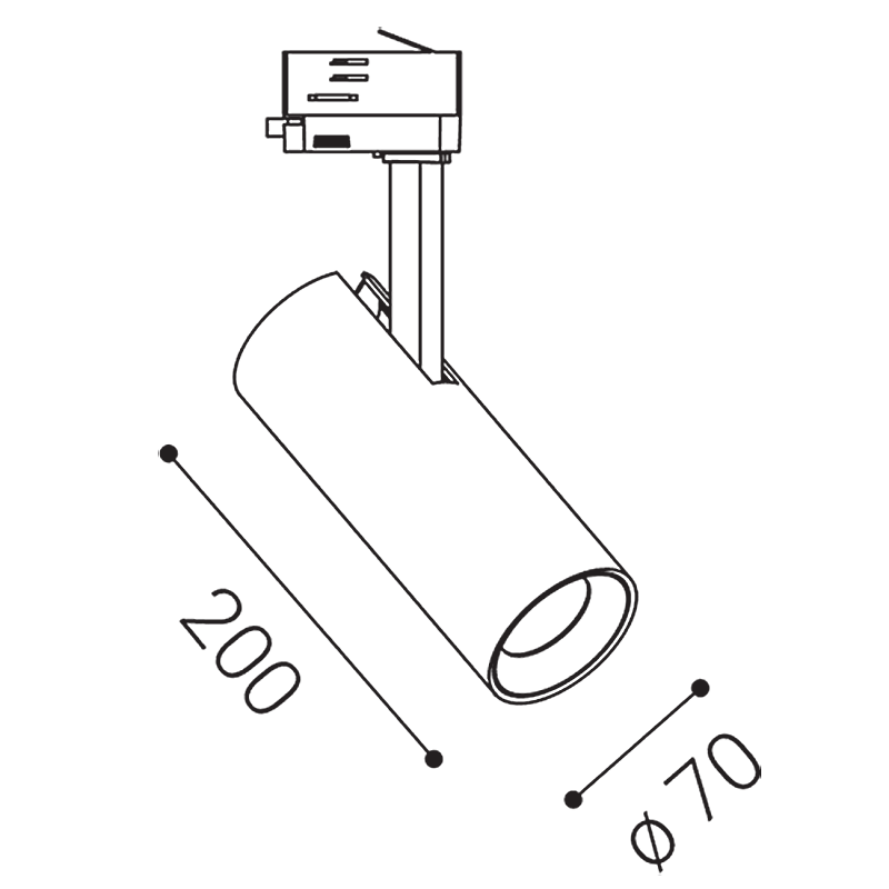 LED2 6090431 MATRIX 2 lištové svietidlo biele