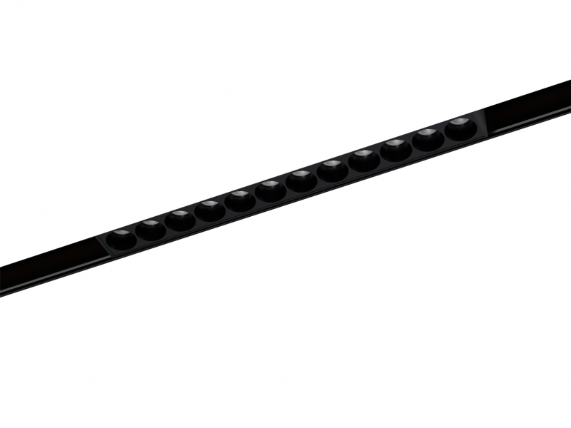 LED2 6480943D MAGLASER II 24 lištové svietidlo čierne stmievateľné