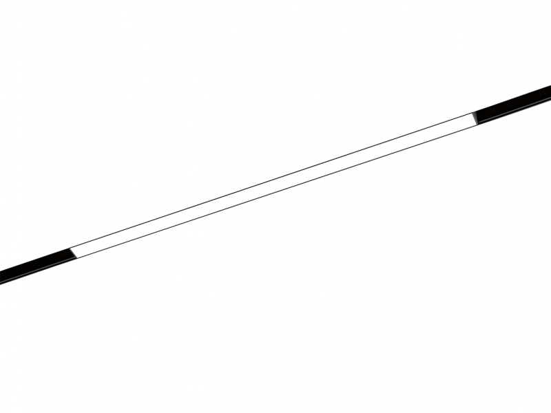 LED2 6481153D MAGLINE II 60 lištové svietidlo čierne stmievateľné