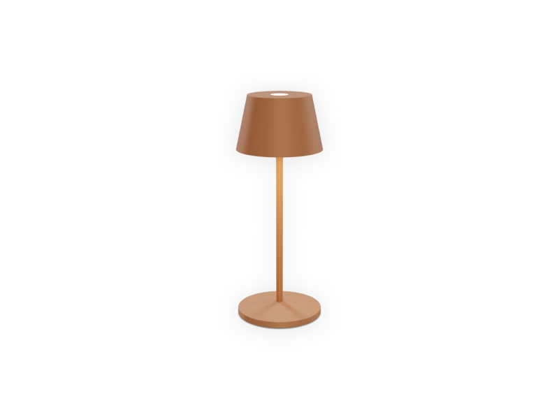 LED2 A132553 ROXY MINI vonkajšia dotyková stolová lampa terakotová stmievateľná