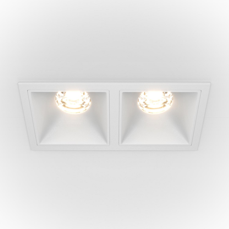 MAYTONI DL043-02-10W4K-SQ-W ALFA LED zápustné svietidlo