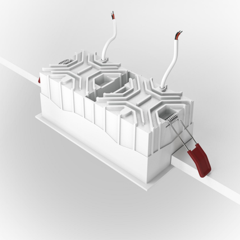 MAYTONI DL043-02-15W3K-D-SQ-W ALFA LED zápustné svietidlo