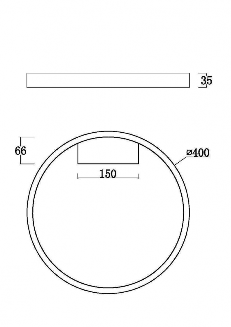 MAYTONI MOD058CL-L25BS3K RIM stropné svietidlo