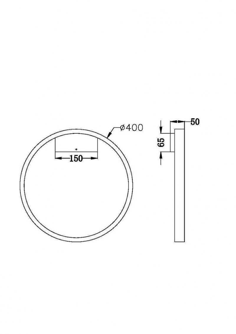 MAYTONI MOD058WL-L25B3K RIM nástenné svietidlo