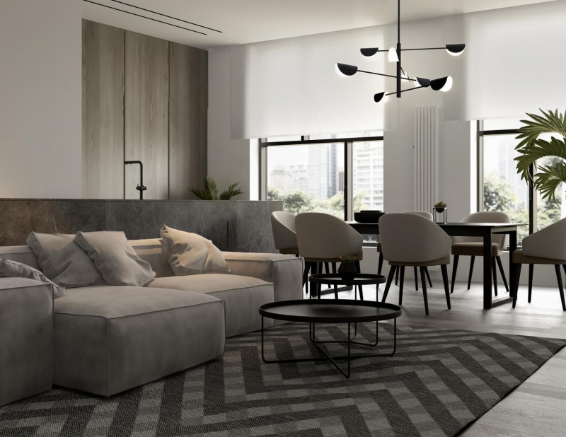 MAYTONI MOD126PL-08B MOLLIS závesné svietidlo