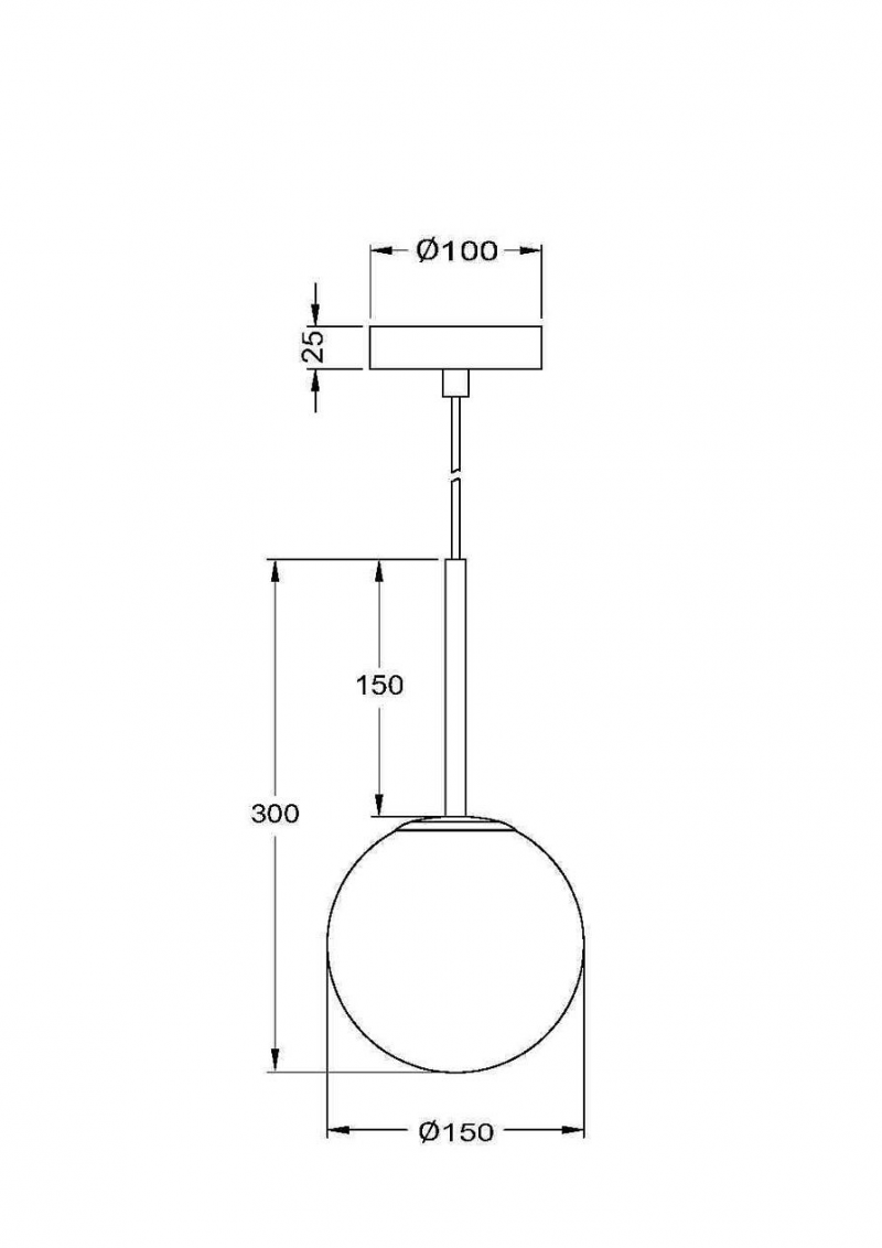 MAYTONI MOD321PL-01B BASIC FORM závesné svietidlo