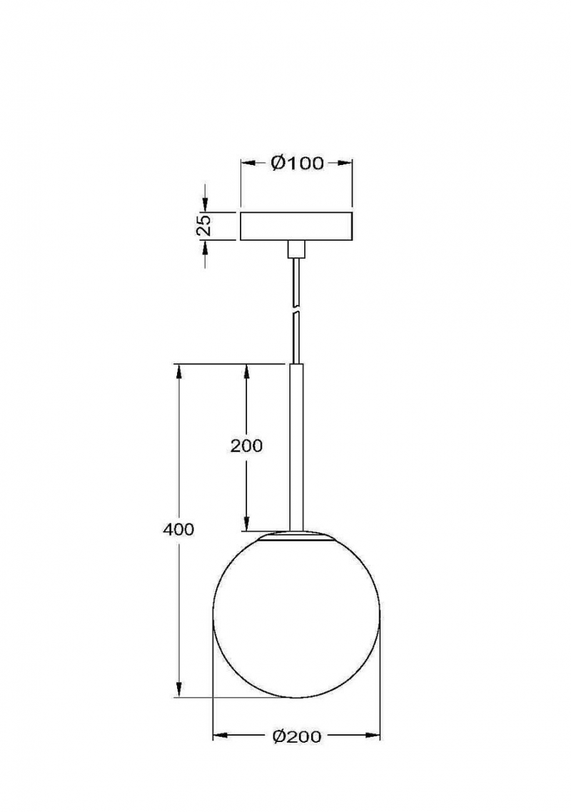 MAYTONI MOD321PL-01B1 BASIC FORM závesné svietidlo