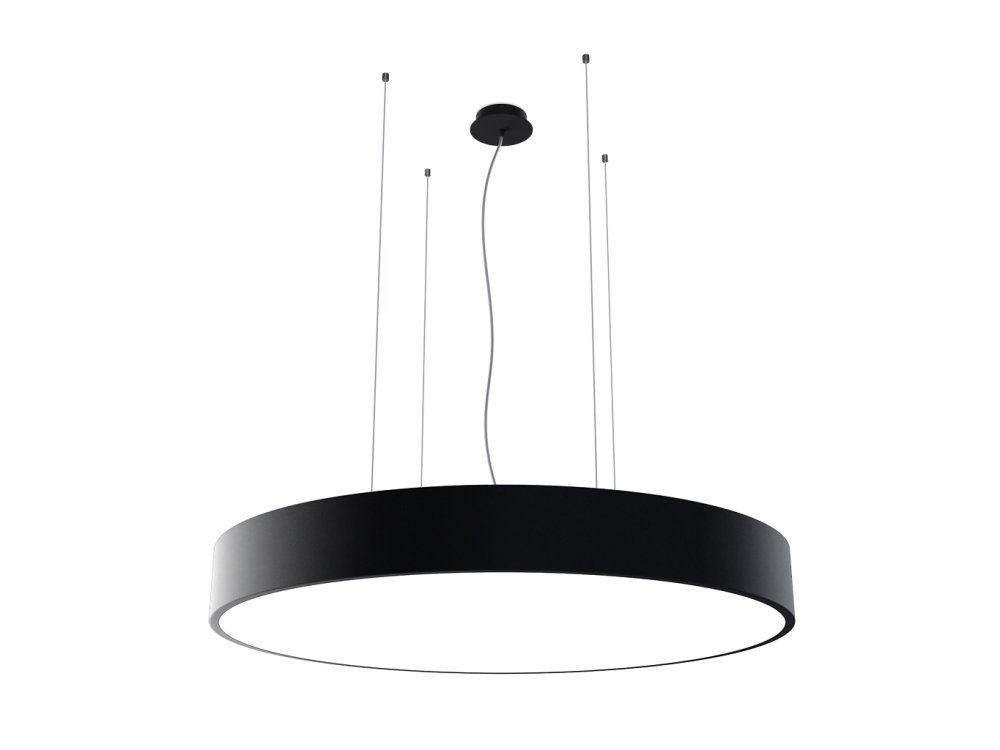 LED2 3271453DT MONO 80 PZ závesné svietidlo čierne stmievateľné - luster