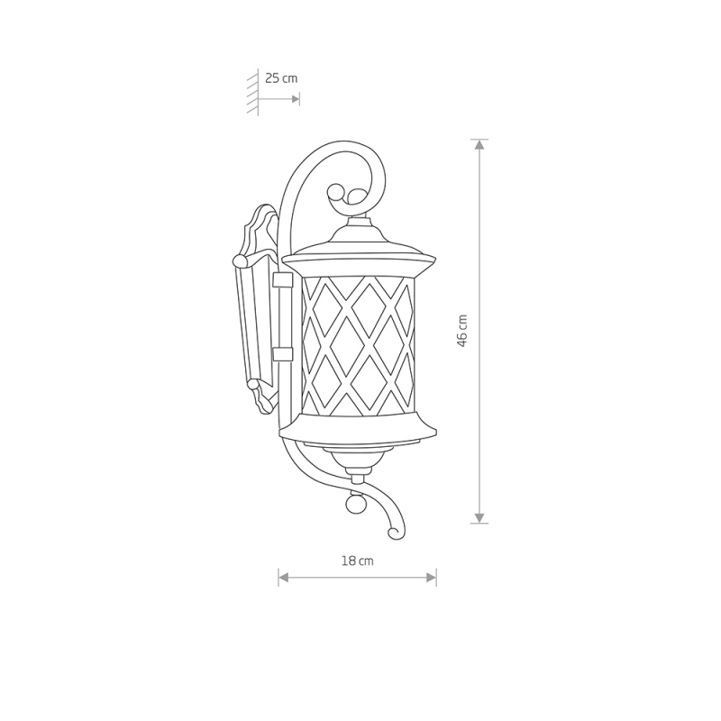 Nowodvorski 6911 LANTERN vonkajšie svietidlo