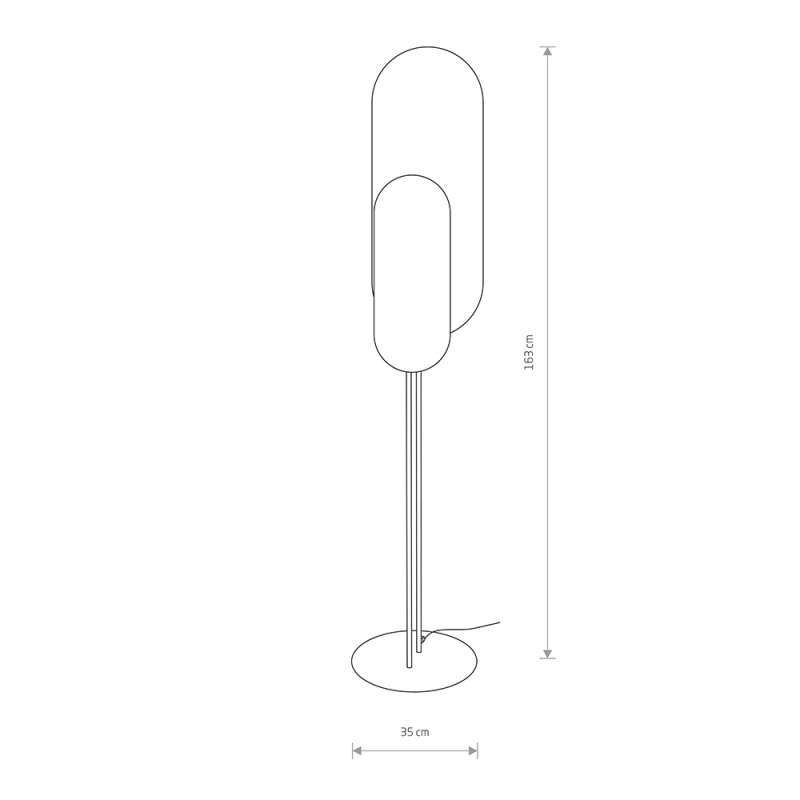 Nowodvorski 7646 WHEEL stojacia lampa