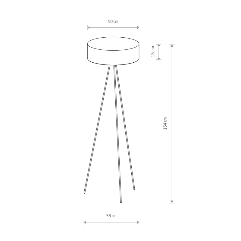 Nowodvorski 7988 CADILAC stojacia lampa