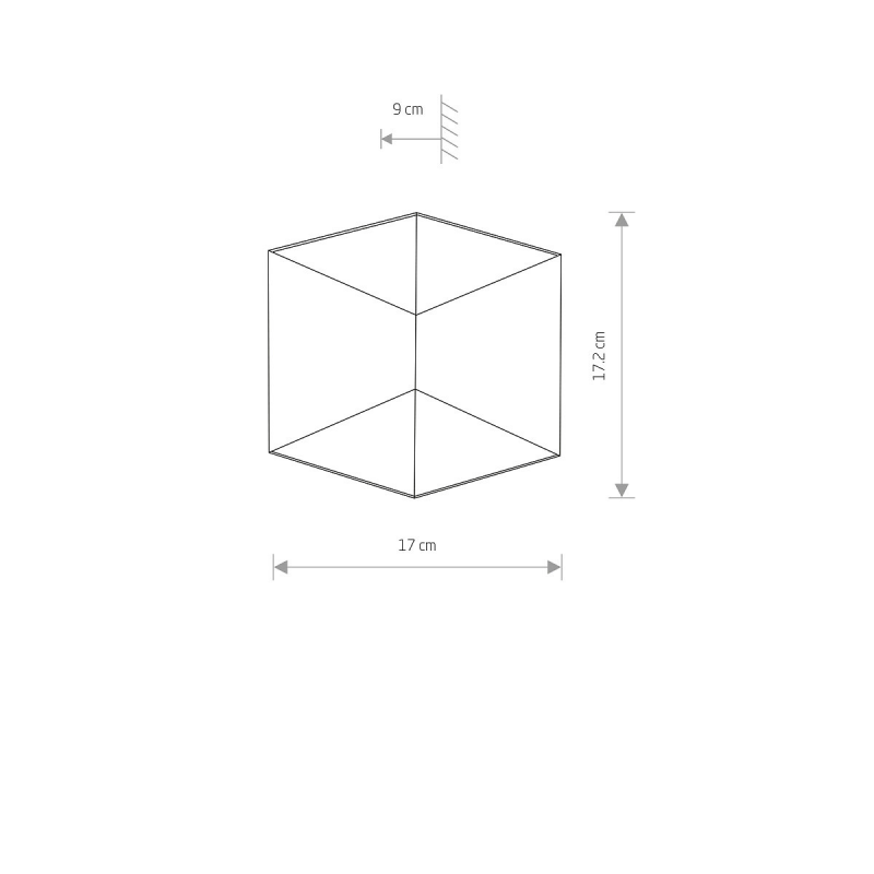 Nowodvorski 8141 TRIANGLES nástenné svietidlo