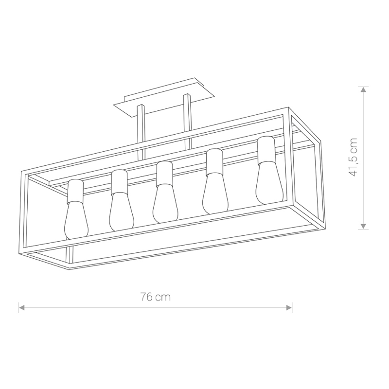 Nowodvorski 9047 CRATE stropné svietidlo