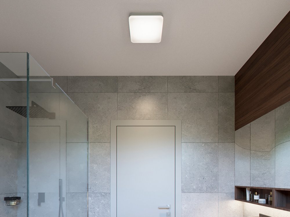 LED2 1430551 SQUARE III 28 stropné svietidlo biele