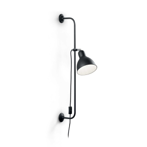 IDEAL LUX 179643 SHOWER AP1 nástenné svietidlo čierne
