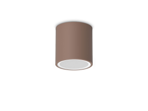 IDEAL LUX 318134 TECHO PL1 D09 ROUND vonkajšie svietidlo kávové hnedé