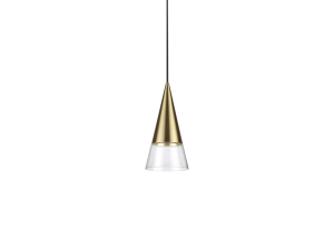IDEAL LUX 321479 CONO SP1 závesné svietidlo mosadzné
