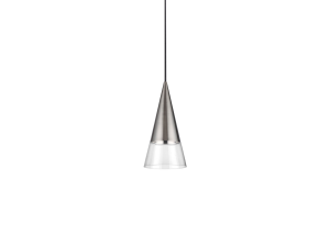 IDEAL LUX 322803 CONO SP1 závesné svietidlo niklové kovové matné