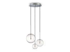IDEAL LUX 339696 EQUINOXE SP3 závesné svietidlo chrómové
