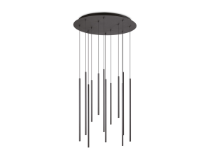 IDEAL LUX 341095 LOOK LED SP12 ROUND DROP D16 2700K závesné svietidlo čierne