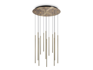 IDEAL LUX 341101 LOOK LED SP12 ROUND DROP D16 2700K závesné svietidlo mosadzné