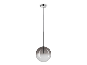 IDEAL LUX 345376 EQUINOXE SP1 D25 závesné svietidlo dymové