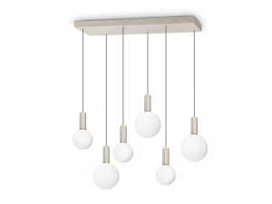 IDEAL LUX 349220 ODEON SP6 3000K závesné svietidlo biele