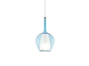 IDEAL LUX 359960 KALIQUE-1 SP1 D18 závesné svietidlo modré