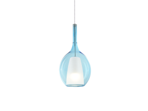 IDEAL LUX 360041 KALIQUE-2 SP1 D18 závesné svietidlo modré