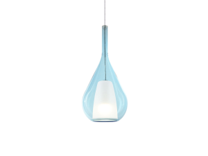 IDEAL LUX 360089 KALIQUE-3 SP1 D18 závesné svietidlo modré