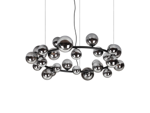IDEAL LUX 363387 PERLAGE SP25 závesné svietidlo dymové