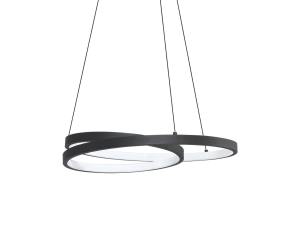 IDEAL LUX 364957 OZ SP D040 3000K závesné svietidlo čierne