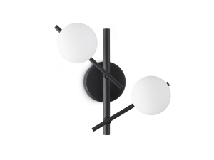 IDEAL LUX 365077 ATLAS AP2 nástenné svietidlo čierne