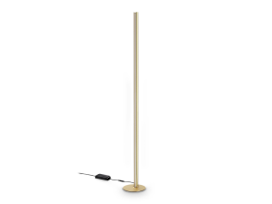 IDEAL LUX 366166 DORICA PT1 3000K stojacia lampa mosadzná