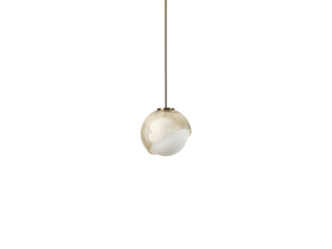 IDEAL LUX 366647 BLOOM SP1 D17 závesné svietidlo mosadzné
